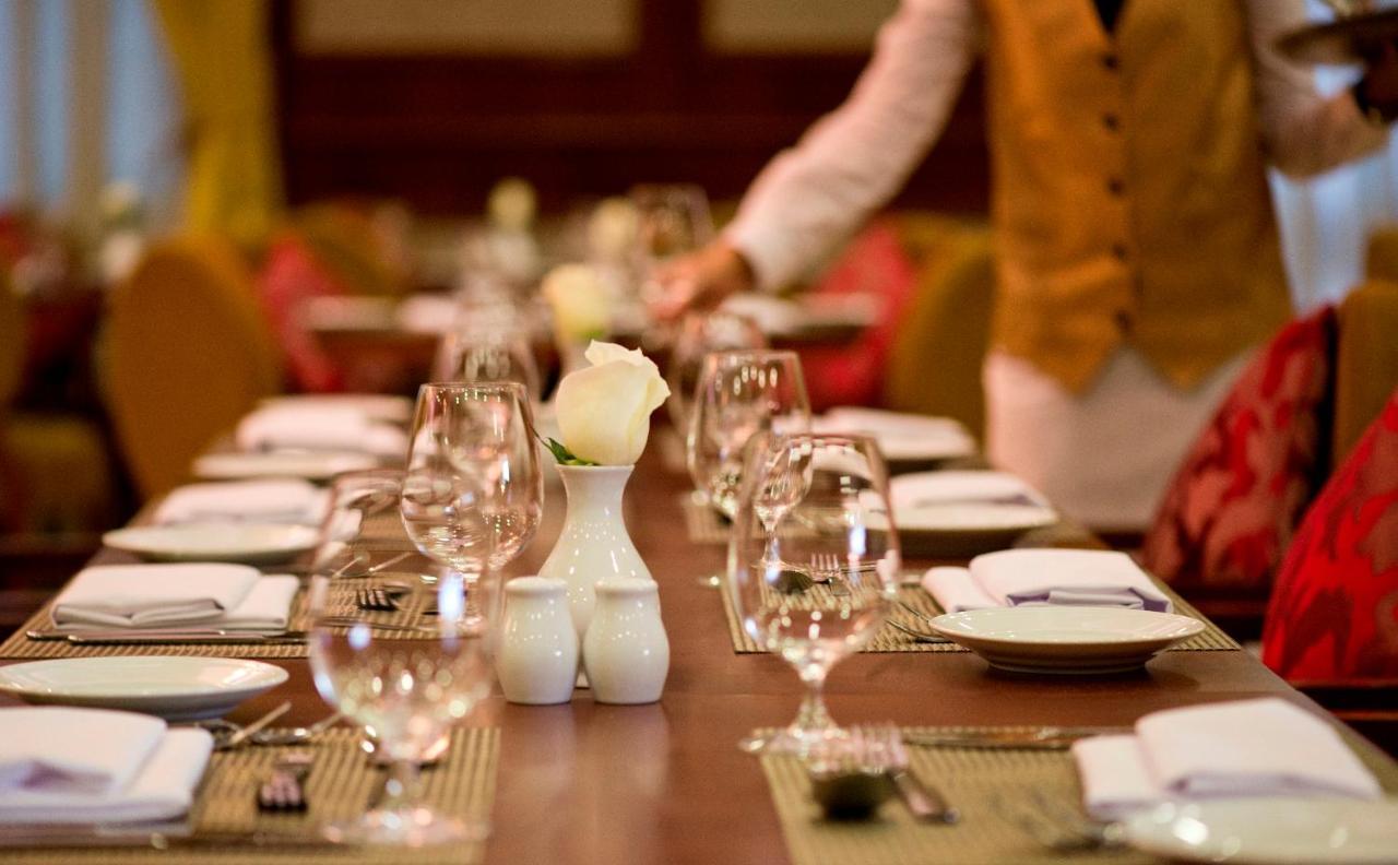 Warwick Doha Hotel Exterior photo A table set for a meal